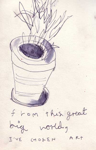 from this great big world, i've chosen art 