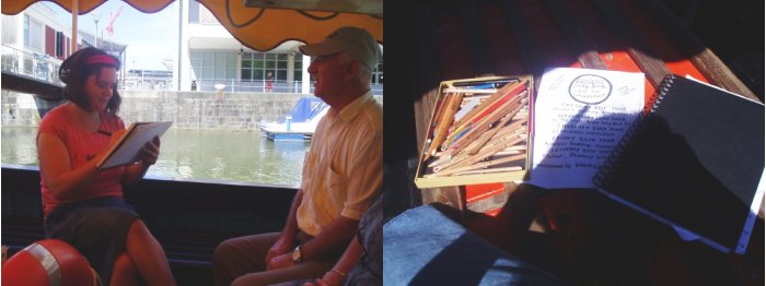 ladylucy drawing on the ferry boats 